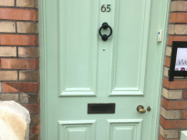 External Work - Painting of external door 2020 (after)